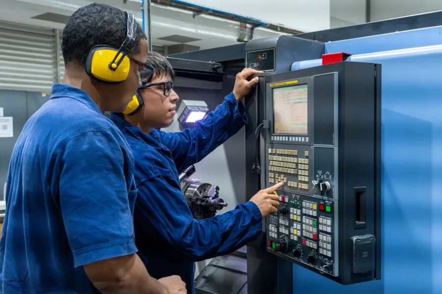 Producción de Componentes Mecánicos con CNC